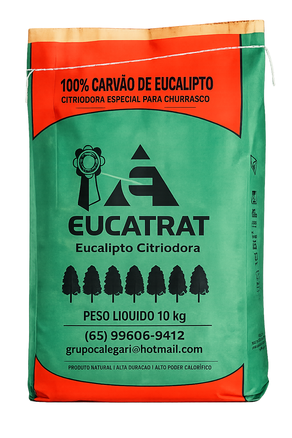 Carvão Eucatrat 10kg