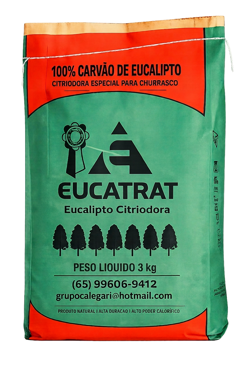 Carvão Eucatrat 3kg